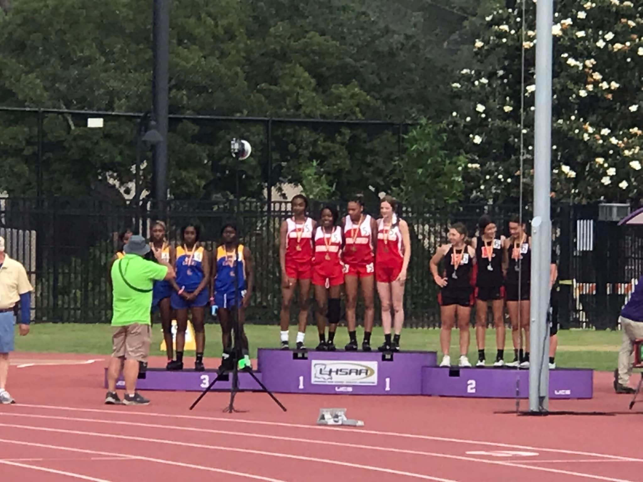 Local Track Stars Shine At LHSAA State Track and Field Meet Under The